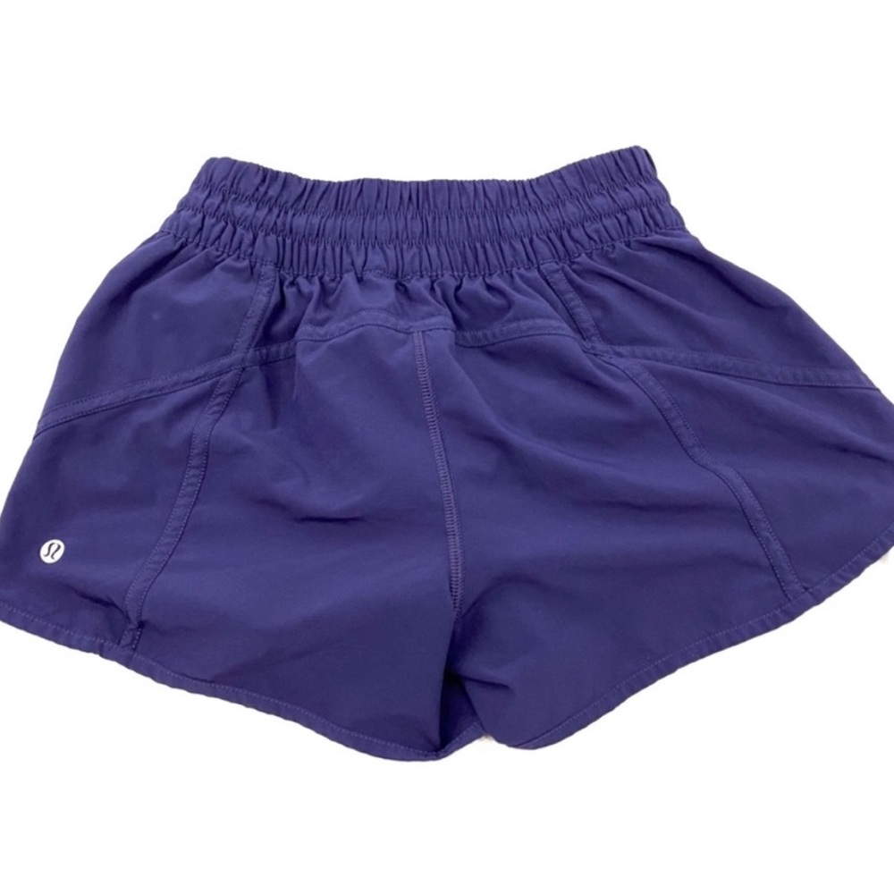 Lululemon Tracker Short IV 4-way Stretch 4" Blue